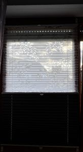 Sekey Żaluzje plisowane 45×120 cm Żaluzje plisowane Clampfix Bez wiercenia Żaluzje okienne Zaciemniające z półprzezroczystym wzorem Burnout Żaluzje plisowane do okien Zdjęcie produktu od klienta nr 1