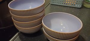 Schale set 6er Ø11,7cm Keramik Schalen Müslischale Frühstücksschale Snackschale Bowl für 6 Personen Mikrowellen- und Spülmaschinengest Kunden-Foto 1