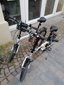 WYNN Faltrad 20 Zoll FOLD1.0 weiß Rahmenhöhe 27 cm Damen Herren Klapprad 6 Gänge V-Brake Kunden-Foto 2