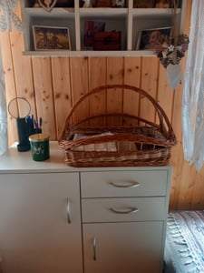 Comò moderno con cassetti e ripiani loft bianco scandinavo ante 74 cm Foto del cliente 1