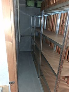AREBOS sada 2 ťažkých políc 180x90x40 cm | 875 kg, 5 MDF dosiek Fotografia od zákazníka č. 2