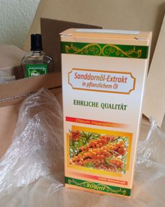 Sanddornöl Sanddorn Pflanzenöl Naturprodukt  200 ml Kunden-Foto 1