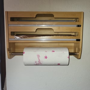 EXITOSO 3 in 1 Küchen Halter-Schneider-Spender Kunden-Foto 1