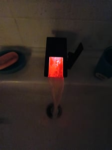 Badarmatur  Schwarz Waschbecken  Waschtischarmatur  armatur Bad   Küchen Wasserhahn  Wasserfall Einhandmischer  Waschtisch Spüle Mischbatterie Kunden-Foto 1