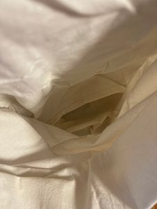 Wiltec Wäschebox 105 L natur Wäschekorb mit Deckel aus Bambus faltbare Wäschebox mit Leinensack mit 2 Fächern zum Sortieren von Schmutzwäsche Kunden-Foto 2