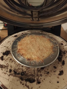 Sommertal PizzaProfi XXL Pizzaofen mit 39cm Steinplatte – Pizza Ofen elektrisch, schnelle 3-Minuten Pizza, bis 380°C – 5-teiliges Set mit Pfanneneinsatz, 2x Pizzaschieber, Schneider, Pizzastein Kunden-Foto 8