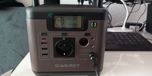 SWAREY S500 Pro Tragbar 518Wh Stromerzeuger Solarspeicher Power Station Powerbank Camping Stromversorgung Solar Generator Ladegeräte für den Notfall Camping CPAP Hause Kunden-Foto 3