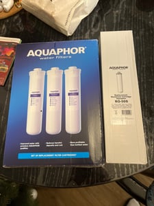 Náhradný filter Aquaphor, filtračná vložka K2 K5 K7M RO50S, pre systém reverznej osmózy Morion RO101S, sada 4 ks Fotografia od zákazníka č. 1