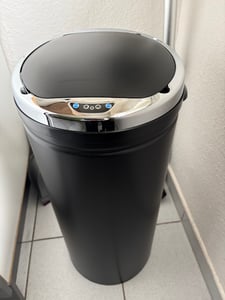 HOMCOM Sensor Mülleimer 50L, Elektrisch Automatischer Abfalleimer mit Deckel Kunden-Foto 1