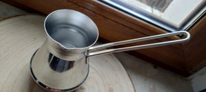 Türkischer Kaffeekocher Mokkakanne Espressokocher Cezve Dzhesva 500ml komplett aus Edelstahl 1mm Kunden-Foto 1