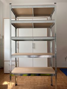 Arebos Set Van 2 Zware Lasten Rekken 180x90x40cm - 875kg Draagkracht