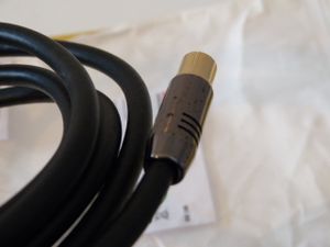 Antennenkabel Digital TV Kabel 135db Koax Stecker Buchse VERGOLDET HD 4K 3D UHD Schwarz 10m Kunden-Foto 3