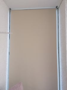 Sonello Verdunkelungsrollo Klemmfix ohne Bohren 110 x 210 Creme Verdunklungsrollo Fensterrollo Rollo Seitenzugrollo Klemmrollo für Fenster & Tür Kunden-Foto 1