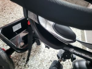 Triciclo per bambini da 1 a 4 anni - TOBI FREY - grigio - girevole - ruote a pompa + push off Foto del cliente 1