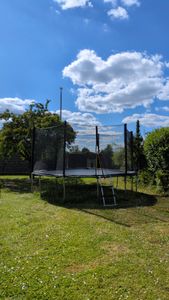 Aga Ochranná síť 460 cm na 6 tyčí Černá síť / Černá Fotografie od zákazníka č. 2