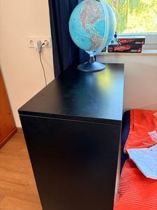 COSTWAY Armadio per archiviazione con serratura, armadio in metallo da 91 cm con doppia porta e 2 ripiani regolabili, armadio per ufficio in acciaio, armadio multiuso per officina Foto del cliente 3