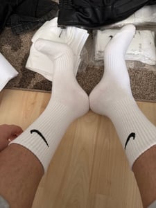 Nike Herren Trainingssocken Socken weiß Sport Pg=6 Paar Gr. 42-46 US 8-11 L Kunden-Foto 1
