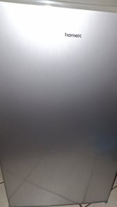 homeX Gefrierschrank, Tiefkühlschrank klein - 60L Nutzinhalt, 4-Sterne Gefrieren, Freezer freistehend, silber, FS1016-S Kunden-Foto 1