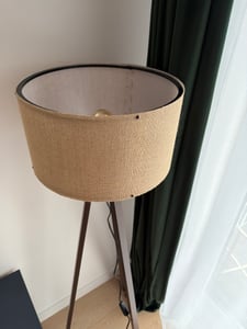 Lampadaire 'Newport' 1 x E27 Crème Photo du client 3