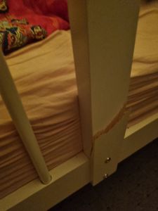 Flieks Kinderbett 90x200cm mit Rausfallschutz und Lattenrost, Hausbett mit Schublade und Sessel, Holzbett Einzelbett für Kinder ohne Matratze, Weiß Kunden-Foto 2