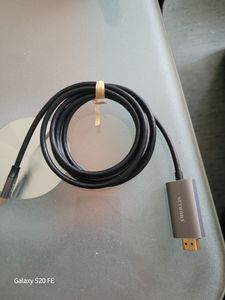 Networx USB-C-Datenkabel USB-C auf HDMI 4K x 60 Hz 1,8 m grau Kunden-Foto 1