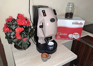 Didiesse Frog Revolution, Espressomaschine, 2 l, Kaffeepad, 650 W, Schwarz, Haselnuss Kunden-Foto 1