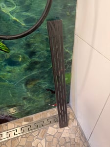 Grille M01 pour drain 70 cm noir (1720070) Photo du client 1