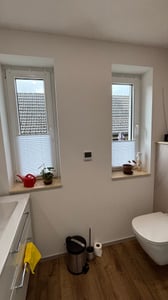 Sonello Plissee Klemmfix ohne Bohren 35cm x 120cm Weiß Faltrollo Plisseerollo Jalousie für Tür & Fenster Blickdicht Sichtschutz Sonnenschutz Fertifplissee Rollo Kunden-Foto 1