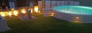 SWANEW 6pcs. spot de jardin LED avec piquet de terre, spot extérieur éclairage de jardin avec prise étanche IP65 blanc chaud Photo du client 3