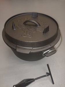 Lavur BUFFALO BBQ Dutch Oven 7,5 L pré-cuit, cocotte en fonte Photo du client 4