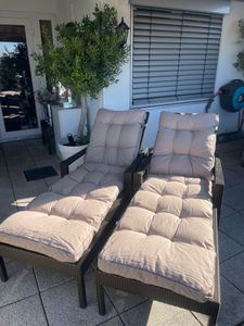 AMPO Gartenliege Liegenauflage Auflage Liege Kissen Sonnenliege Polsterkissen Kunden-Foto 5
