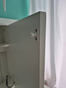 Schminktisch mit LED-Beleuchtung mit Hocker Spiegel Schublade und Fächern Frisiertisch Kosmetiktisch Kommode Kunden-Foto 5