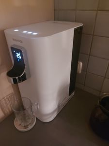 Waterdrop K19-H Sorfortheizung Heißwasserspender, Auftisch Umkehrosmoseanlage Mobil Kein Wasseranschluss, TDS Reduzieren, Kalkfreies Trinkwasser Kunden-Foto 1