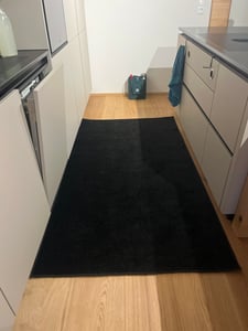Läufer TRENDY 159 schwarz Schwarz 110x200 cm Kunden-Foto 1