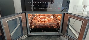 Heißluftfritteuse AF-625A Heißluftfritteuse 6.5L Airfryer, 80 - 200 °C, 1700W, Timer, digitales Display, 8 Kochprogramme, schwarz Kunden-Foto 15