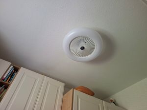 80W Deckenventilator Leuchte/ Ventilator getrennt schaltbar leise Deckenleuchte Kunden-Foto 8