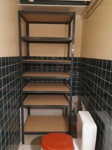 shelfplaza HOME 230x90x60 cm ťažký regál v antracitová s 7 policami a nosnosťou 125 kg na jednu policu Fotografia od zákazníka č. 1
