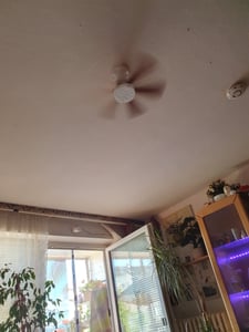 40W 52CM Deckenventilator mit Beleuchtung, LED Deckenleuchte mit Ventilator, 3 Windstufen,  3 Modi, Timer,  Leise Lampe mit Ventilator Schlafzimmer Kunden-Foto 5