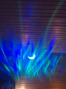 Projecteur LED Ciel étoilé Lampe Aurora,Projecteur de nuit avec télécommande/Bluetooth/lecteur de musique/timer pour chambre à coucher Fête de Noël，Blanc Photo du client 1