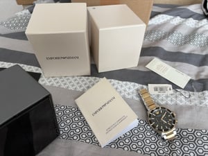 Herrenuhr EMPORIO ARMANI AR11360 aus Edelstahl, sportlich. Kunden-Foto 3