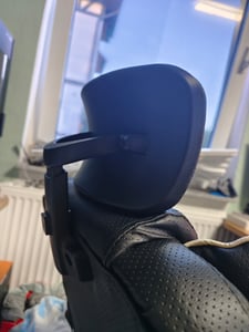 Gaming-Stuhl mit Ventilator, Bürostuhl, Luftkühler und Kühlung – Belüfteter Kühlsitz, mit Liegefunktion,  sanfte Vibrationsmassage, Schwarz Kunden-Foto 2