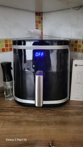Aigostar - 7L intelligente Heißluftfritteuse, Friteuse Heissluft 1900 W Heissluftfriteuse, 7 Programmen, Warmhalten, 20 Rezepte Kunden-Foto 31
