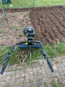 BRAST Motorhacke Gartenfräse Benzin | 4,4 kW (6PS) | 36-60cm Arbeitsbreite | Stahlrahmen Transportrad & kabellos | BRB-AF-5500N Kunden-Foto 3