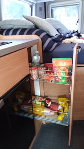 Unterschrankauszug 2 Etagen Küchenauszug Schrankauszug mit Softclose – Bodenmontage für Schränke 250 mm Kunden-Foto 1