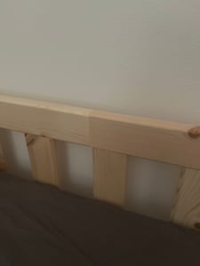 Crazy Pine Kinderbett 80x160 cm – Massives Montessori Bodenbett aus Holz mit Rausfallschutz – Crazy Basic Kunden-Foto 1