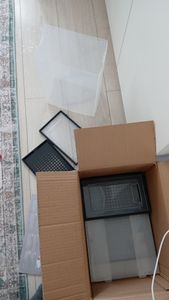 SONGMICS 18er Set Schuhboxen Aufbewahrungsboxen Größe 44 Schuh-Organizer weiß Kunden-Foto 2