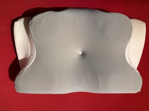 Nackenkissen Kopfkissen Ergonomisches Orthopädisches Kissen für Kopf-, Nacken- & Rückenkomfort Schlafkissen Memory Foam Kissen Schwarz YaLiva_Decor® Kunden-Foto 3