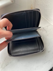 RFID Leder Portemonnaie Geldbörse Herren mit Reißverschluss Hochformat Braun (5508) Kunden-Foto 2