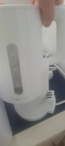Clatronic® Wasserkocher 1,7L | BPA frei | 2200W | Einhandbedienung | Wasserstandsanzeige | Kettle | Überhitzungsschutz | WK 3835 weiß Kunden-Foto 2