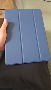 Fintie Hülle mit Schutzfolie für Lenovo Idea Tab 11 Zoll 2025 (TB-336ZU/ TB-336FU) - Ultradünn Schutzhülle mit Translucent Rückseite Cover mit Auto Schlaf/Wach Funktion, Navy Kunden-Foto 1